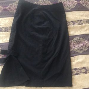 Woman’s black skirt